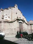 Back of the Cathedral in the Quijarro street, Potosi, Bolivia