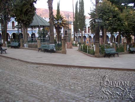 Main square, Totora, Cochabamba, Bolivia
